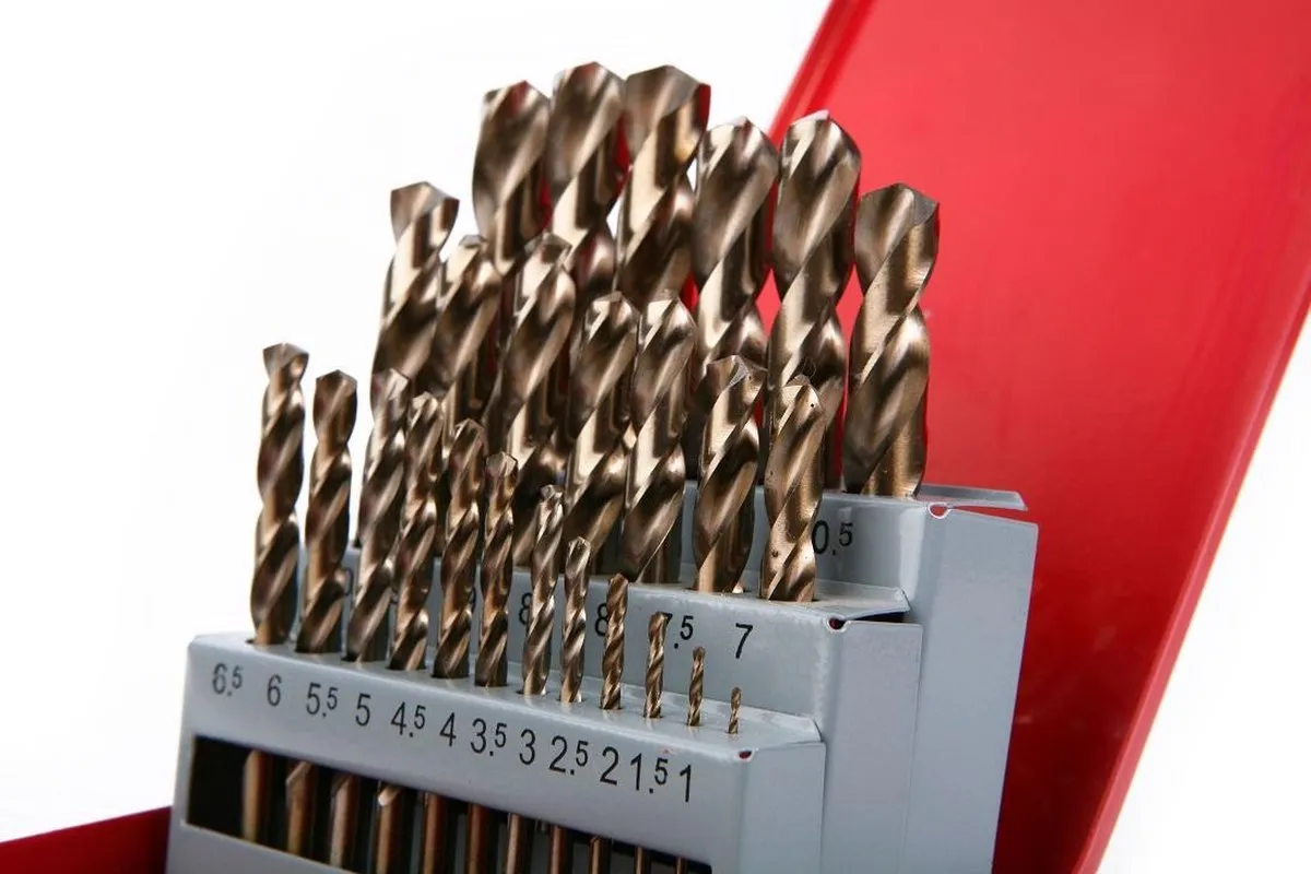 HBM 1-13 x 0,5 HSS 5% Cobalt Borenset - Metaal