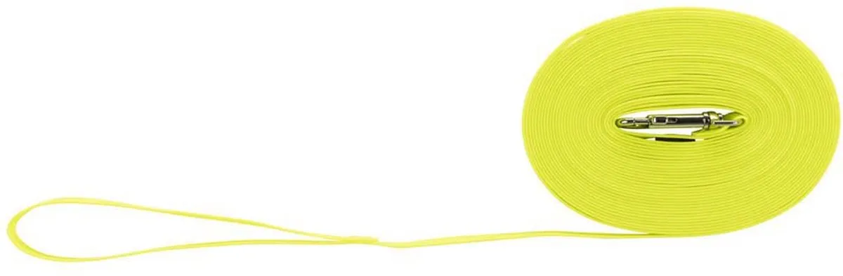 Trixie Easy Life Sleeplijn 17mm Neon Geel - Hondenriem 1000cm