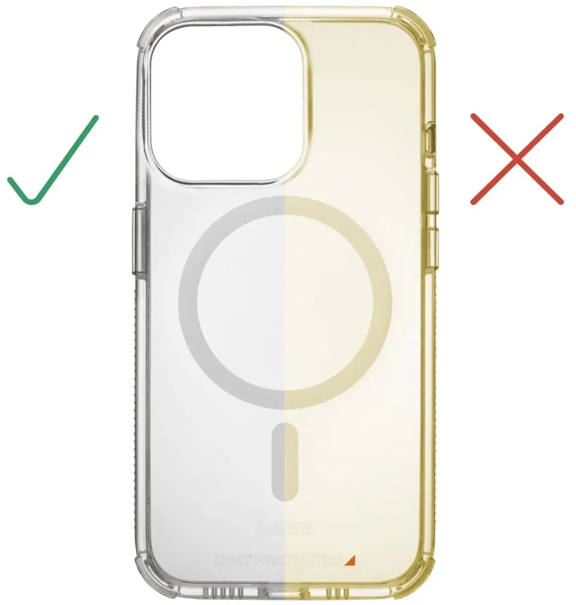 Hama Extreme Protect MagCase iPhone 16 Pro Max - Transparant - MPN 00136865