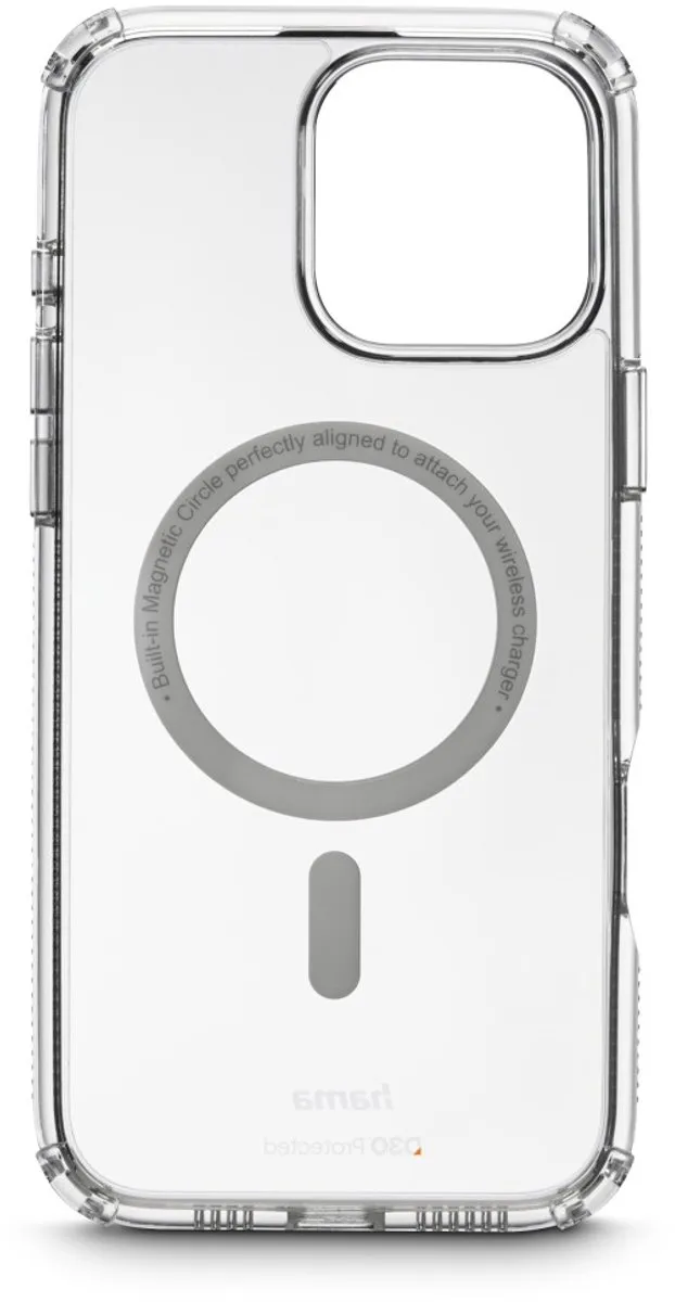 Hama Extreme Protect MagCase iPhone 16 Pro Max - Transparant - MPN 00136865