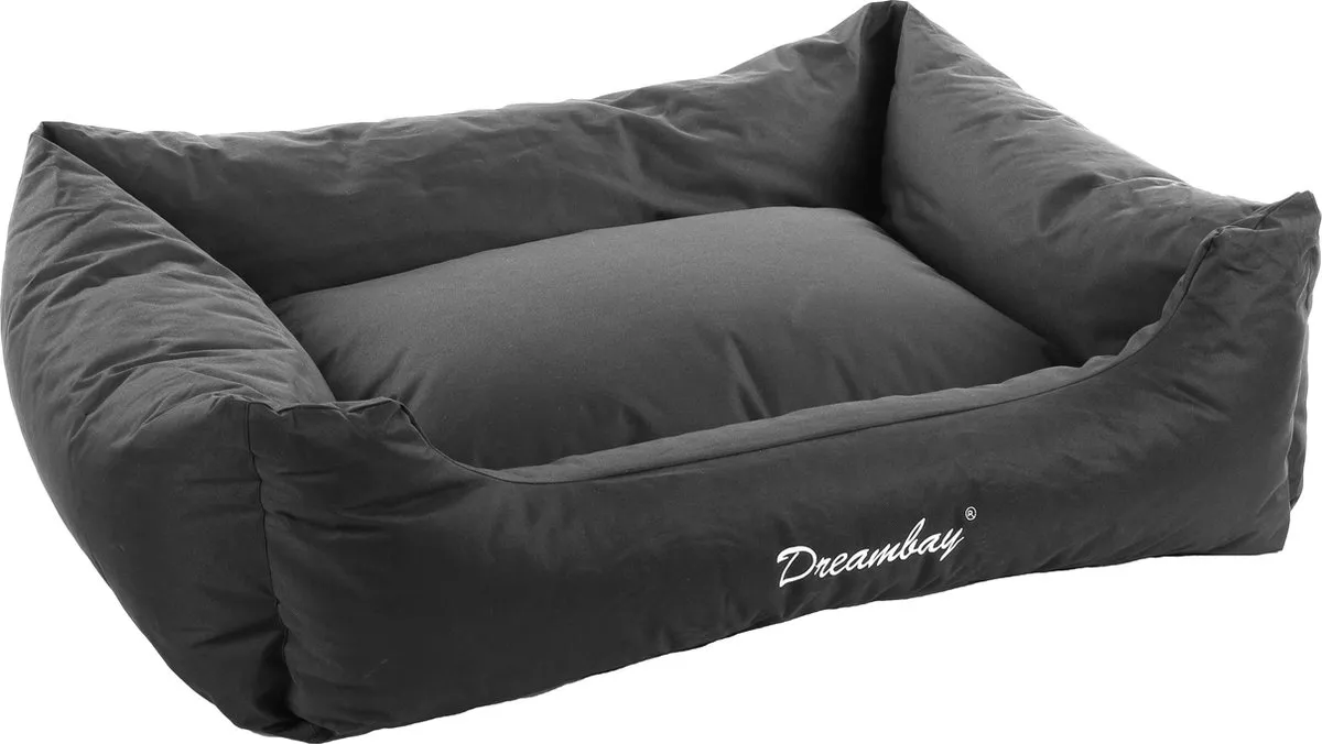 Flamingo Dreambay Orthopedisch Hondenkussen 100x80cm - Zwart
