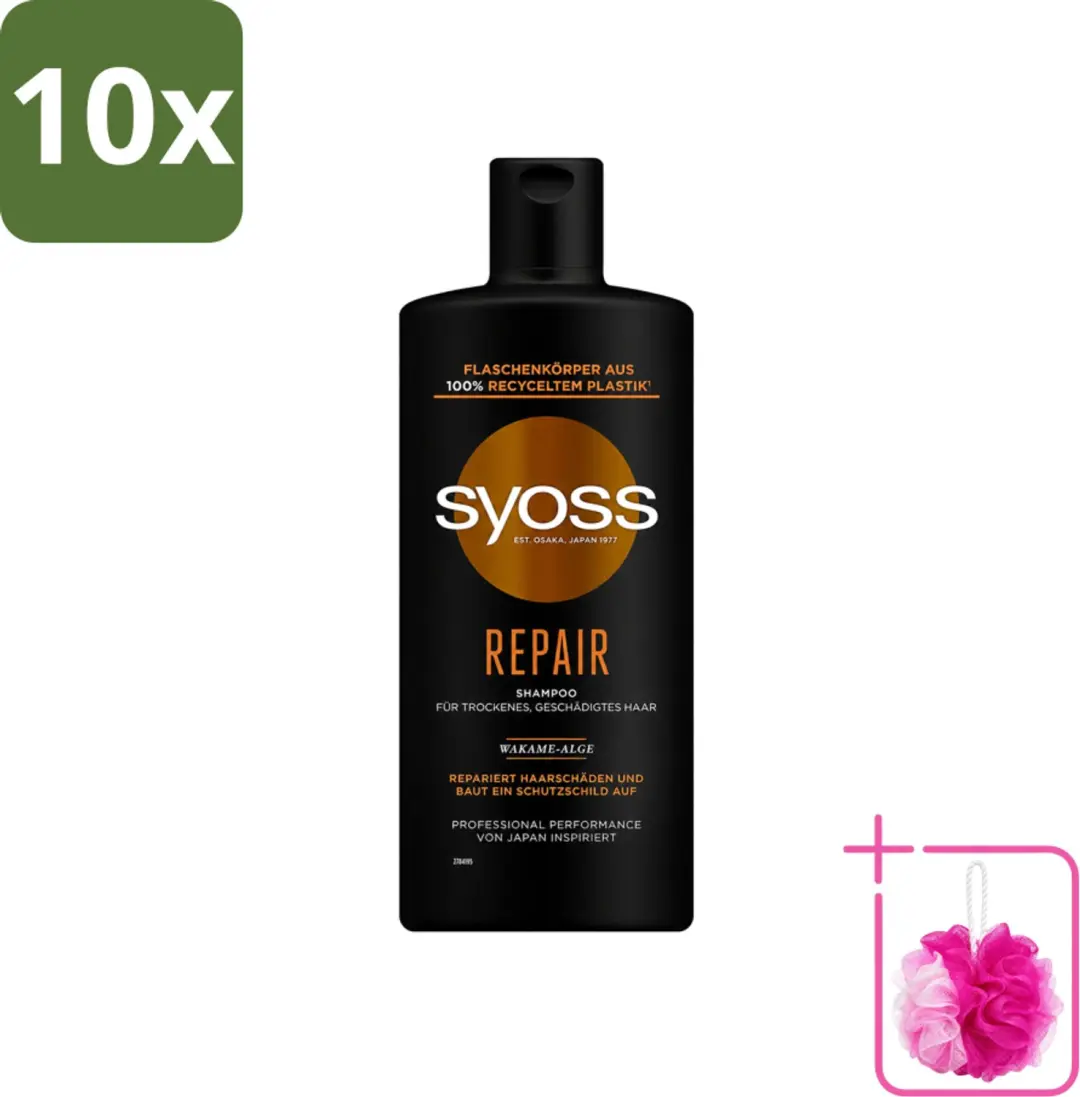 10 x Syoss Repair Shampoo