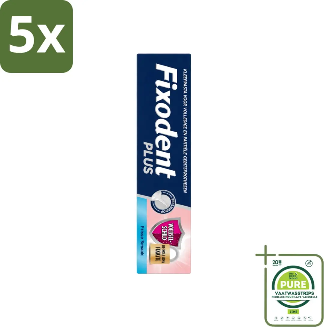 5 x Fixodent Plus