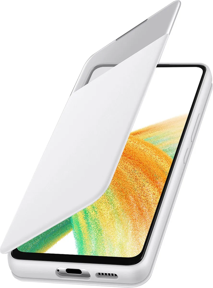 Samsung Smart S View Hoesje EF-EA336PWEGEW - Galaxy A33 - Wit