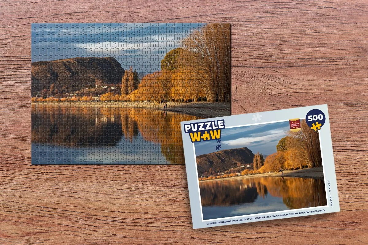 PuzzleWow Berg - Bos Legpuzzel 500 Stuks - Multicolor