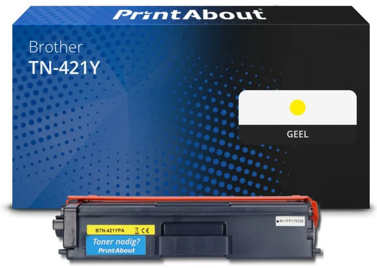 PrintAbout Brother TN-421Y-PA Toner