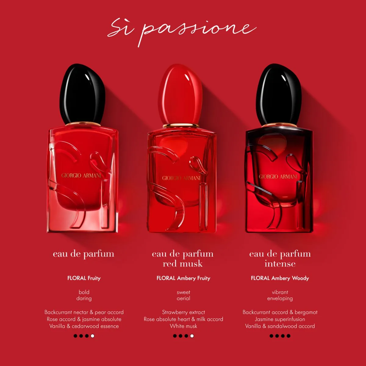 Armani Sì Passione Red Musk Eau de Parfum 15ml