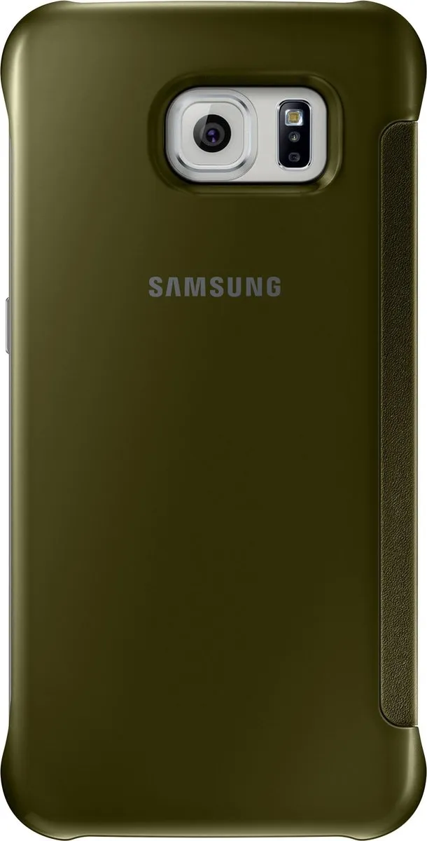 Samsung Clear View Cover Galaxy S6 EF-ZG920BFEGWW - Goud