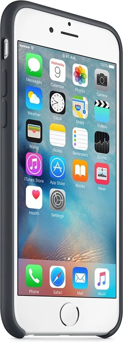 Apple Siliconen Back Cover iPhone 6/6s MKY02ZM/A - Donkergrijs