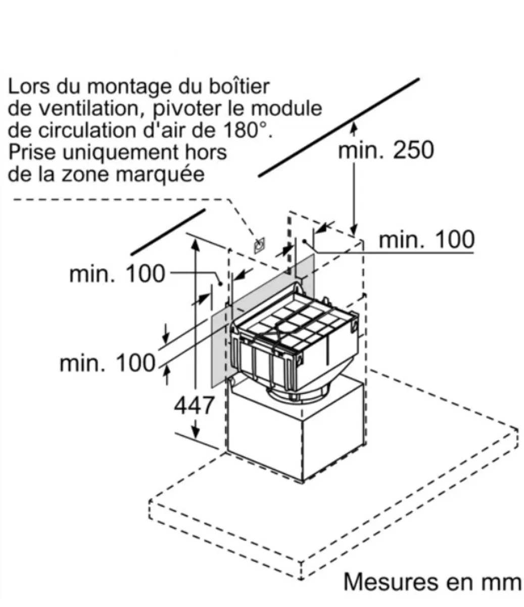 Siemens LZ10FXJ05 Afzuigkapfilter - Zwart