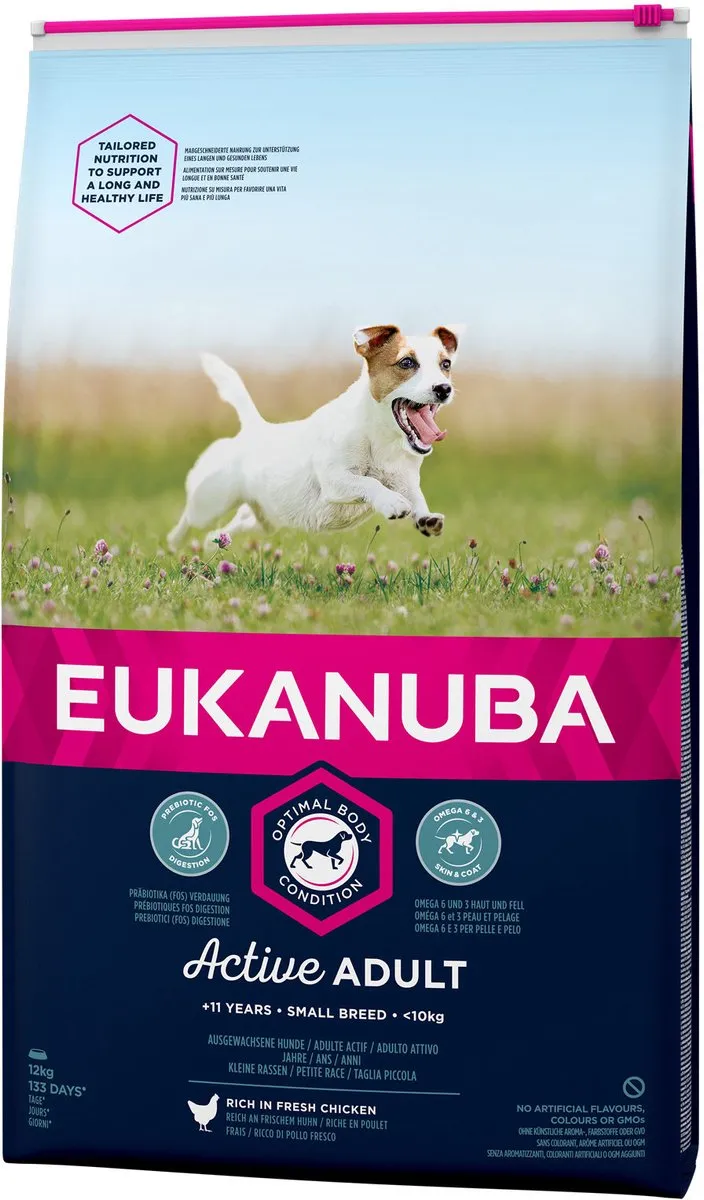 Eukanuba Adult Small Breed Kip Hondenbrokken 3kg
