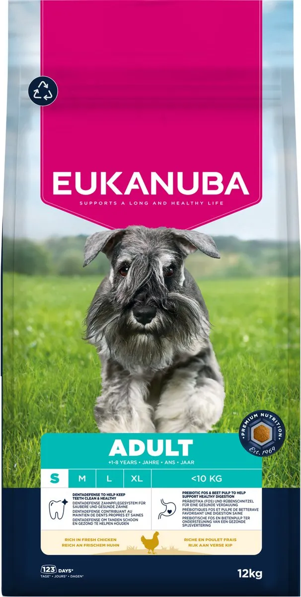 Eukanuba Adult Small Breed Kip Hondenbrokken 3kg
