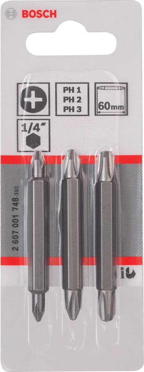 Bosch DUBBELBITSETXH-TORS/PH1-3 Bits