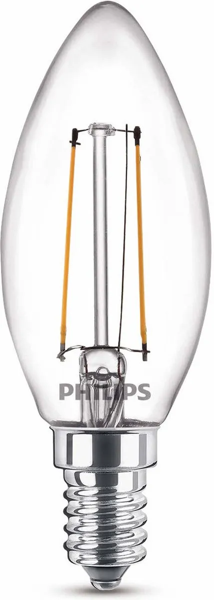 Philips LED Kaarslamp E14 Warmwit 2700K - 3 Stuks