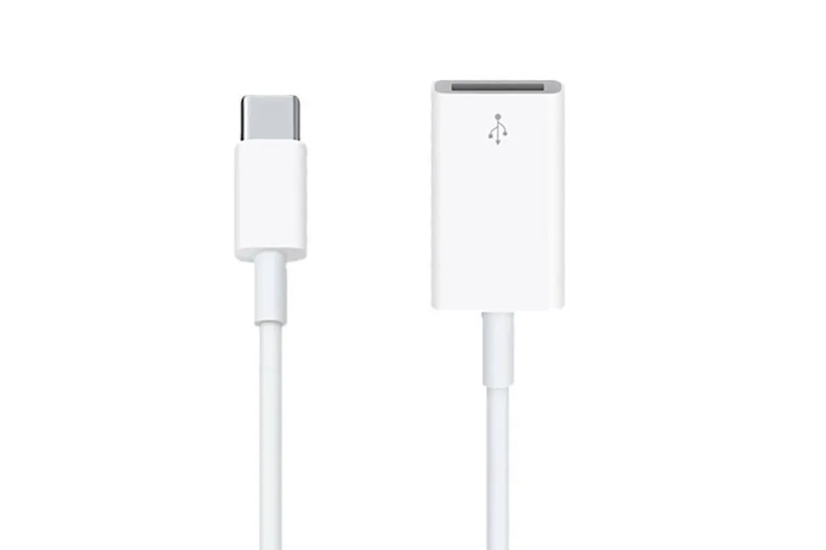 Apple MJ1M2ZM/A USB-C naar USB 3.0 Adapter - Wit