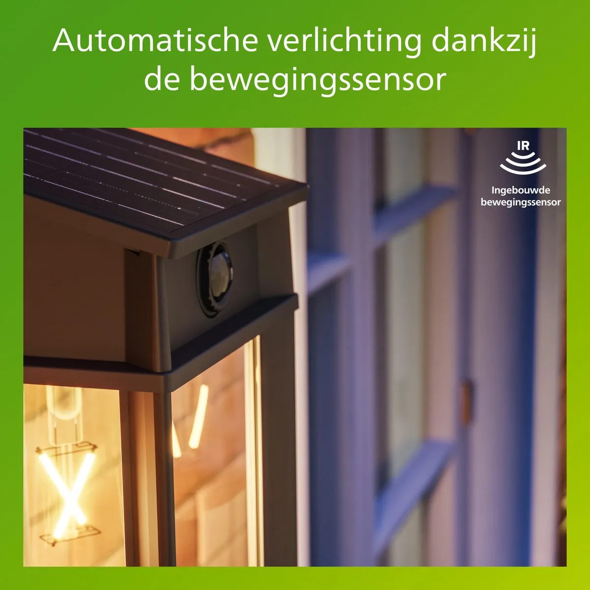 Philips Geri Wandlamp Solar 3.2W - Zwart - afbeelding 6 van 6