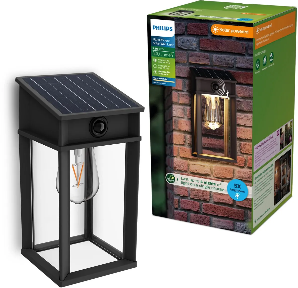 Philips Geri Wandlamp Solar 3.2W
