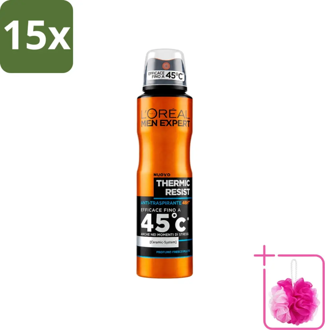 15 x L'Oréal Men Expert Deo Spray