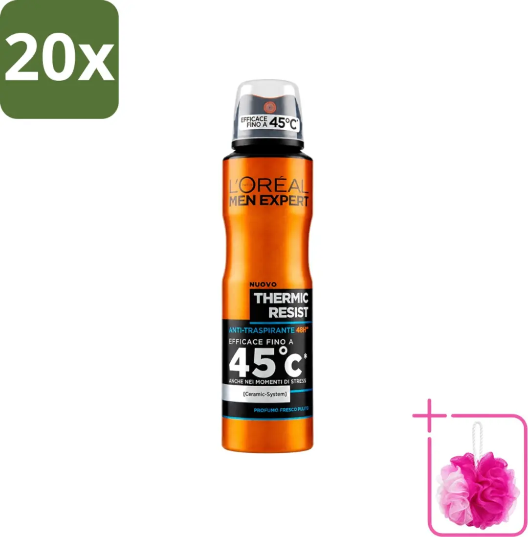 20 x L'Oréal Men Expert Deo Spray
