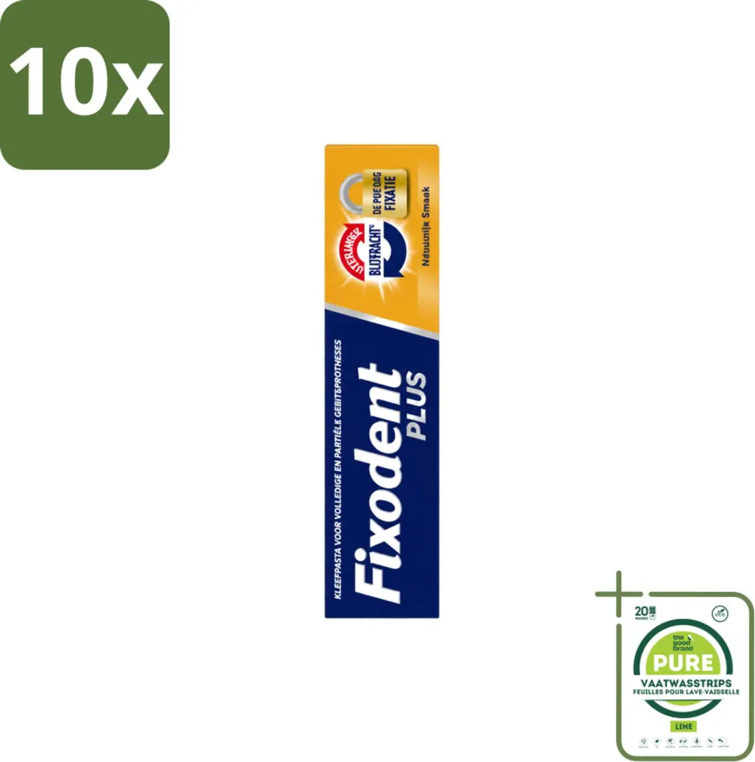 10 x Fixodent Plus