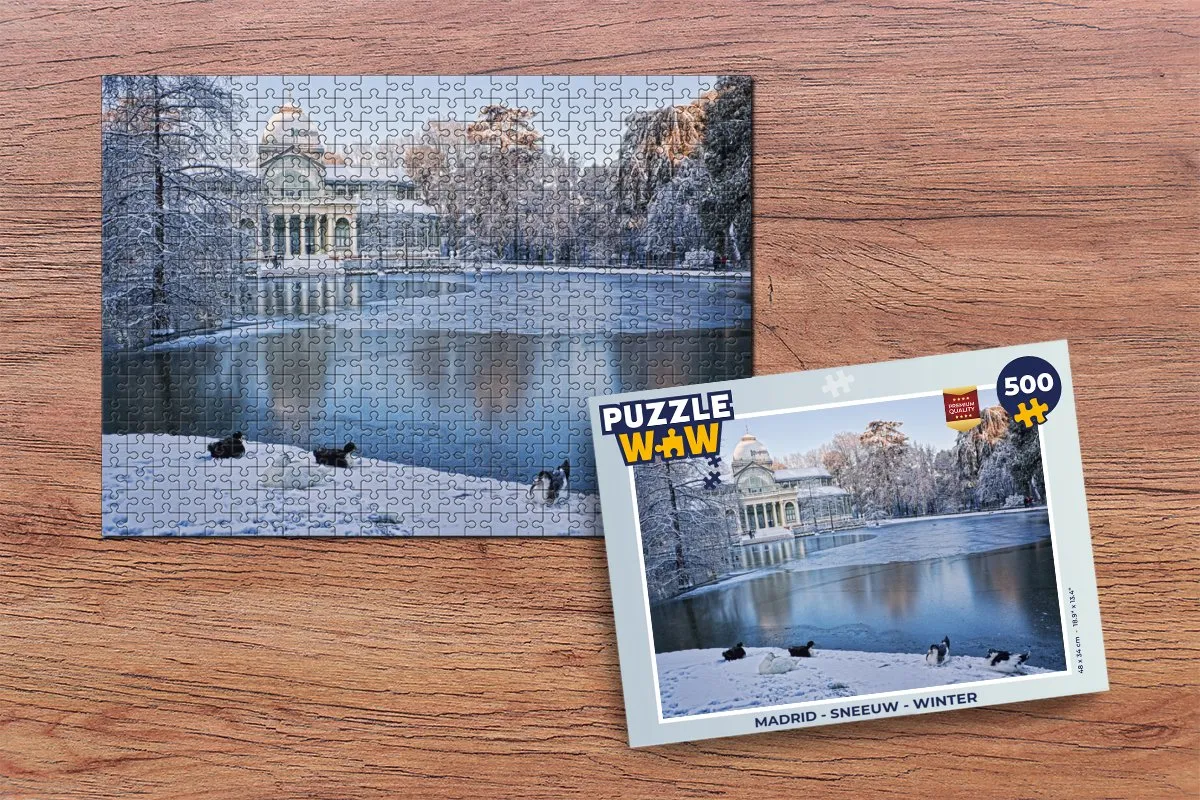 PuzzleWow Madrid Legpuzzel 500 Stuks - Multicolor