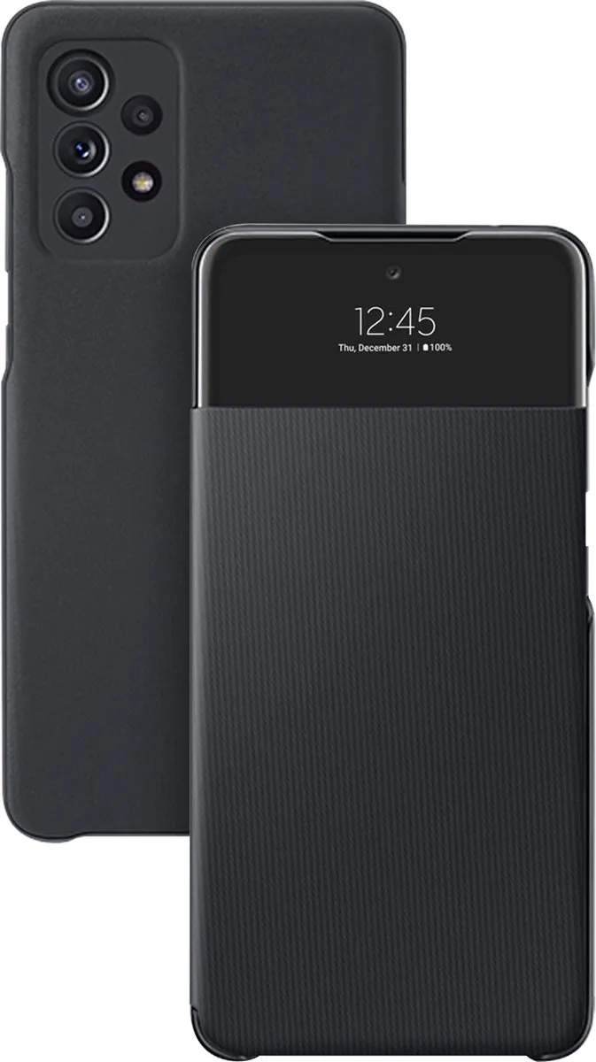 Samsung S-View Wallet Case EF-EA725PBEGEE - Galaxy A72 - Zwart