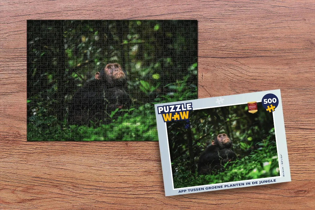 PuzzleWow Jungle Legpuzzel 500 Stuks - Multicolor