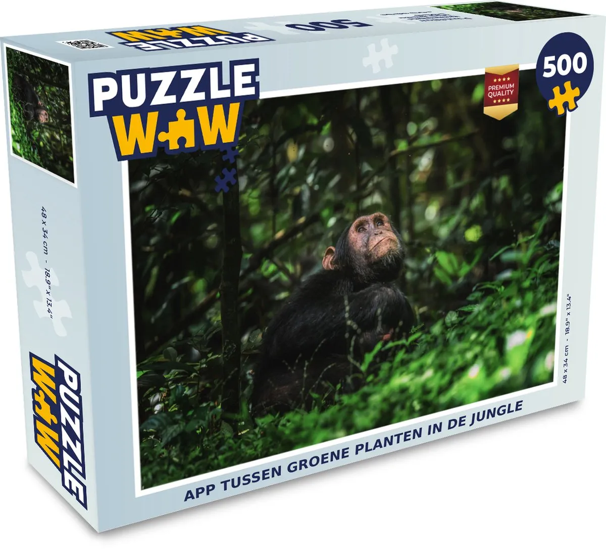 PuzzleWow Jungle Legpuzzel 500 Stuks