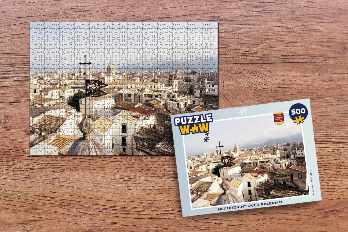 PuzzleWow Palermo Legpuzzel 500 Stuks