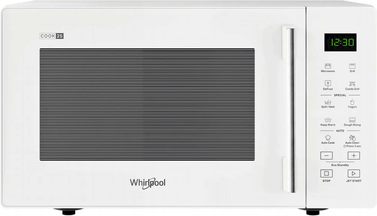 Whirlpool MWP 253 W Magnetron 25L 900W - Wit - afbeelding 4 van 6