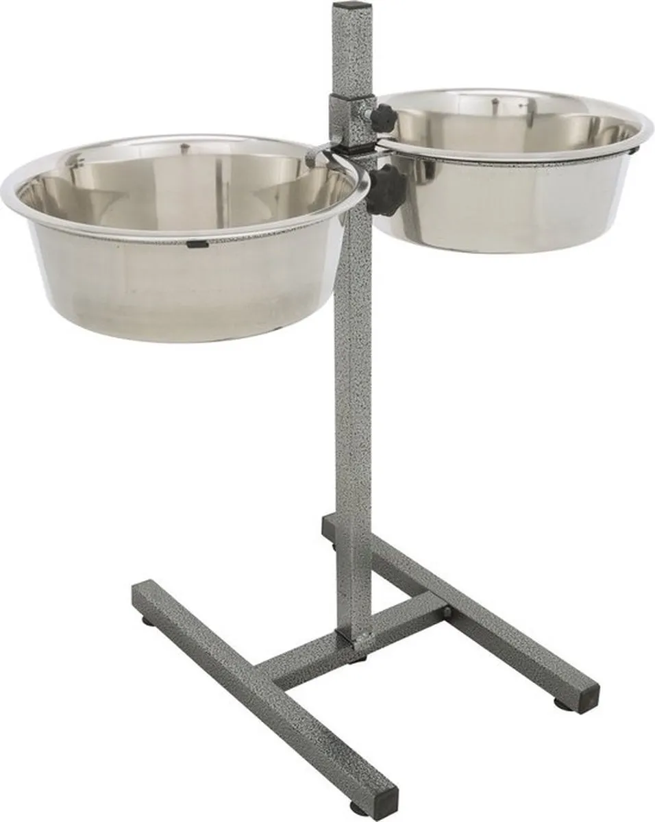 Trixie Voerstandaard XL - 28cm Zilver