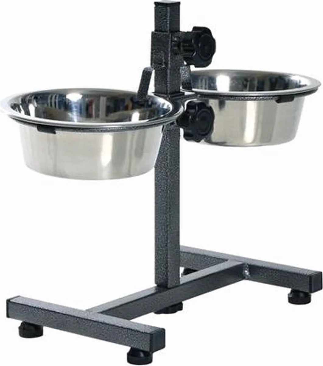 Trixie Voerstandaard XL - 28cm Zilver