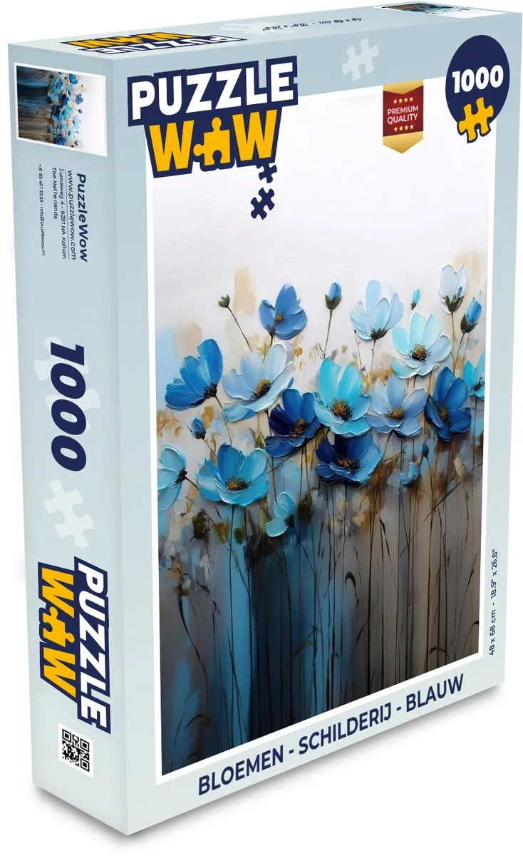 PuzzleWow Legpuzzel Bloemen