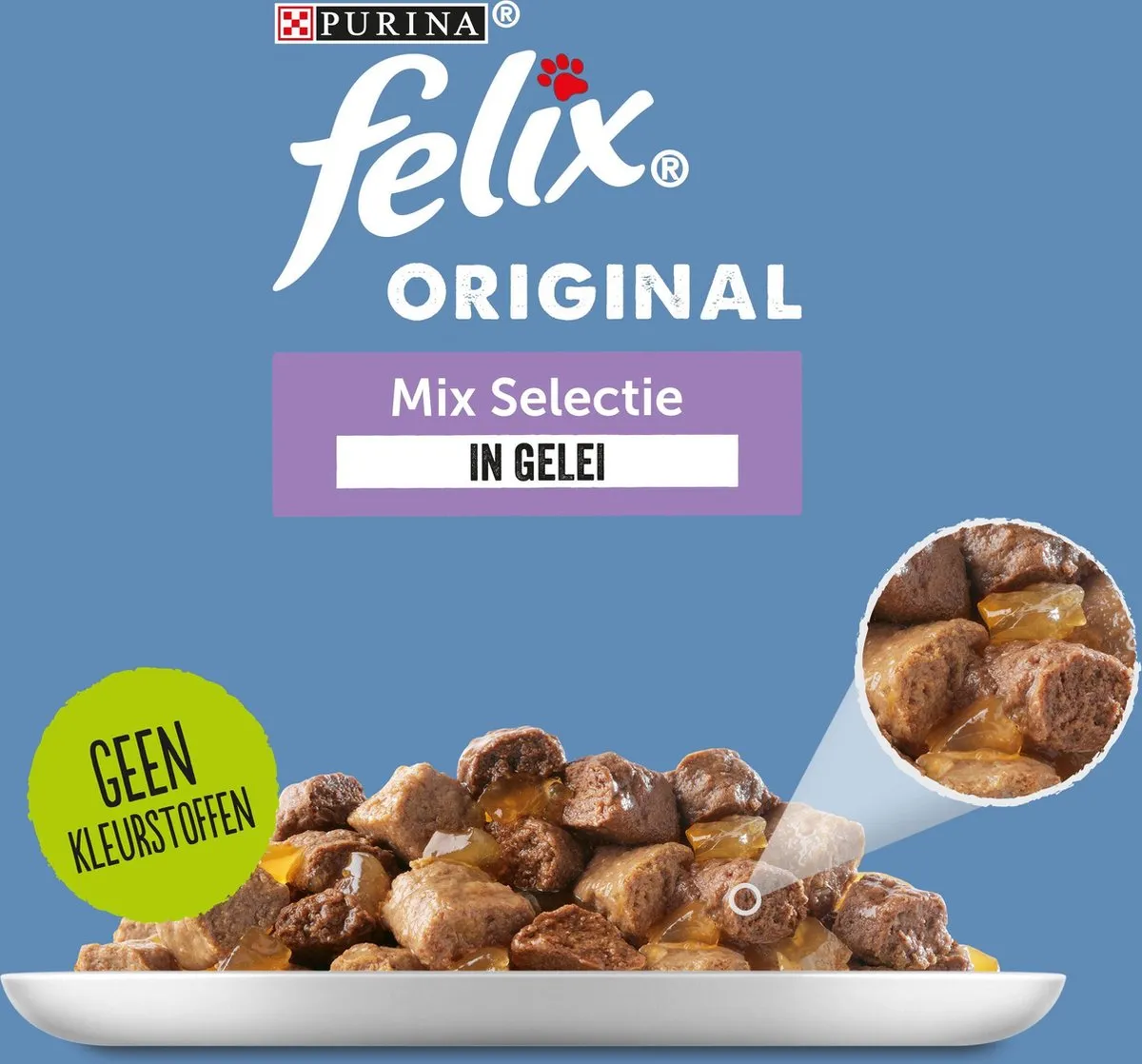 Felix Original Gelei Mix Selectie Kattenvoer - 44 x 85g - afbeelding 6 van 6