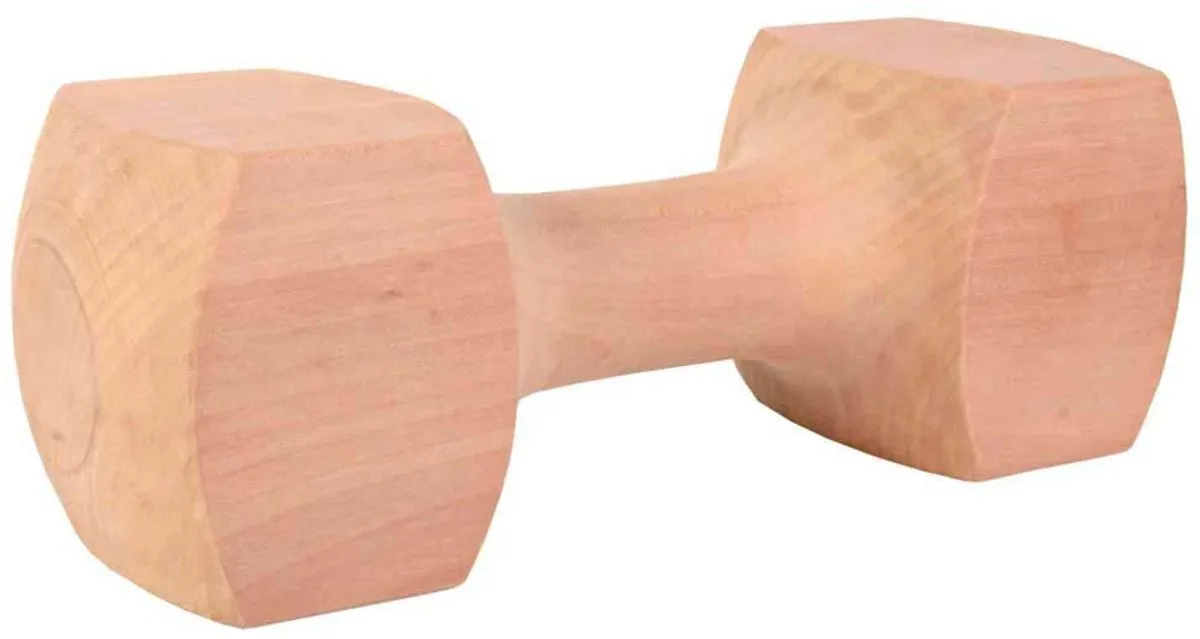 Trixie Houten Apporteerblok Gehoekt 650g - Naturel - afbeelding 6 van 6