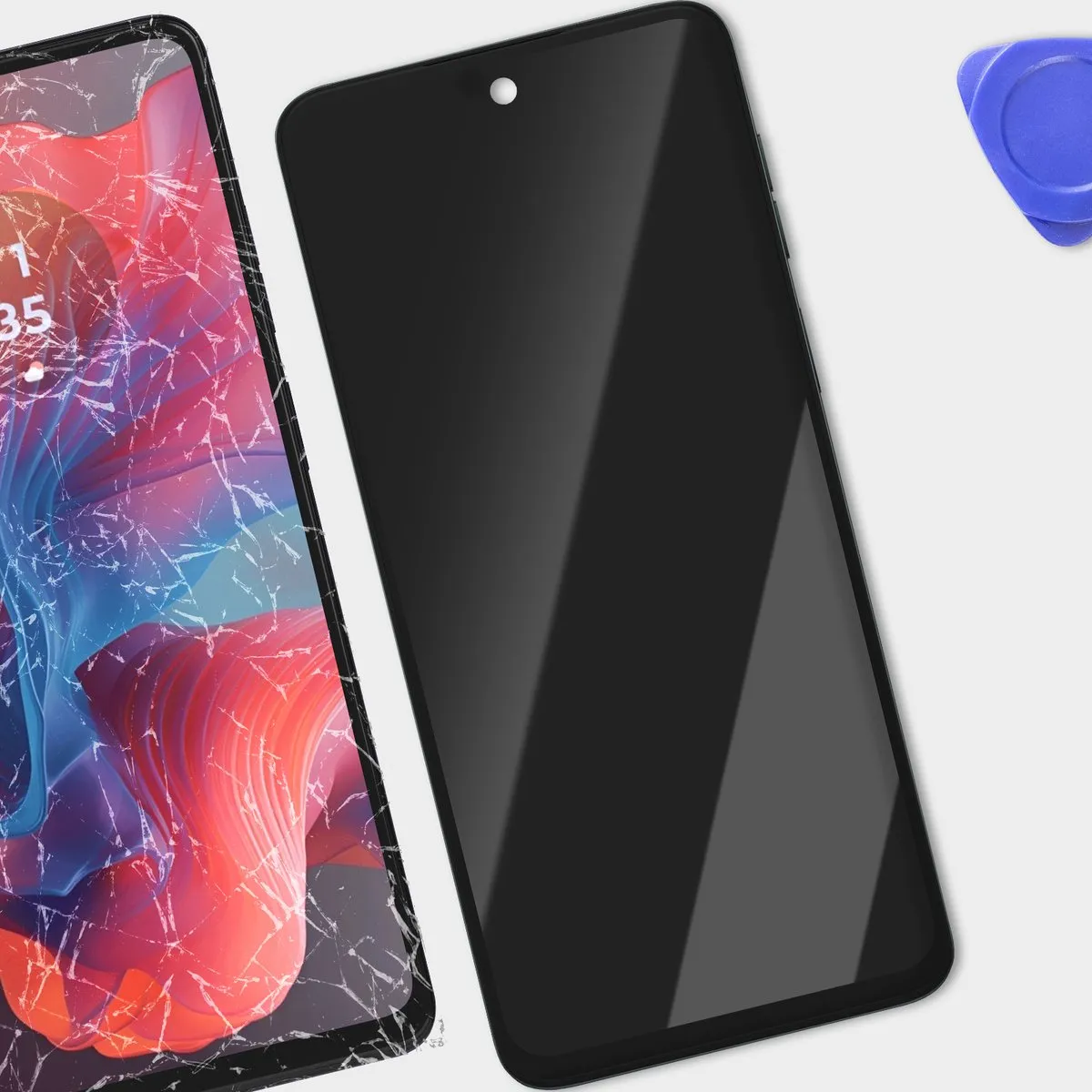 Motorola Moto G04s Schermset - Zwart