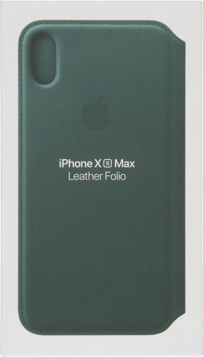 Apple Folio Hoesje iPhone XS Max Forest Green MRX42ZM/A