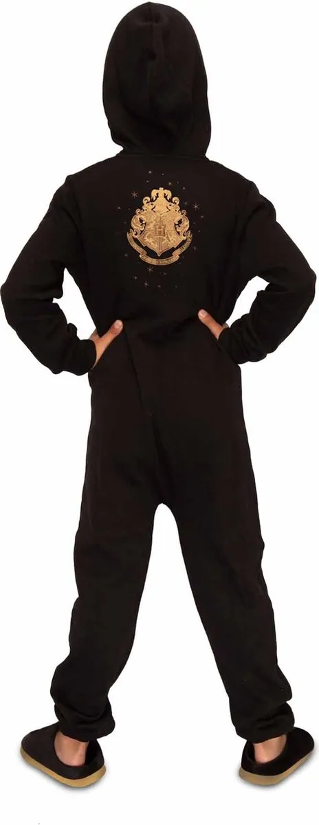 Harry Potter Hogwarts Onesie - Zwart/Goud M