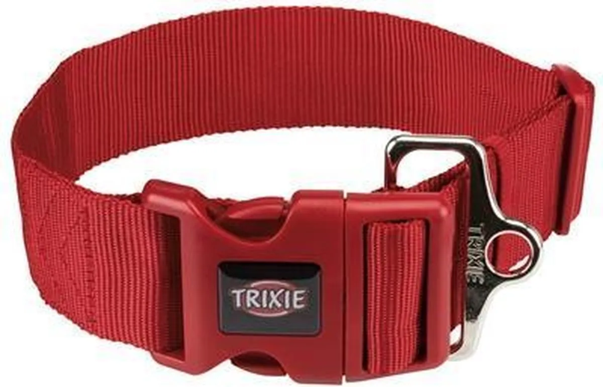 Trixie Premium Halsband Rood - Maat XS - afbeelding 4 van 6