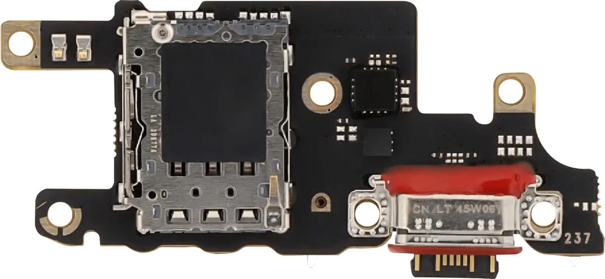 Xiaomi Vervangende USB-C Oplaadconnector Poco X7 Pro - Zwart
