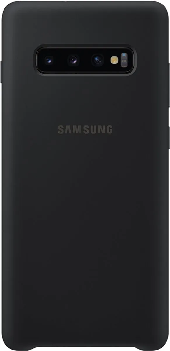 Samsung - Silicone Cover - Galaxy S10 Plus - Zwart