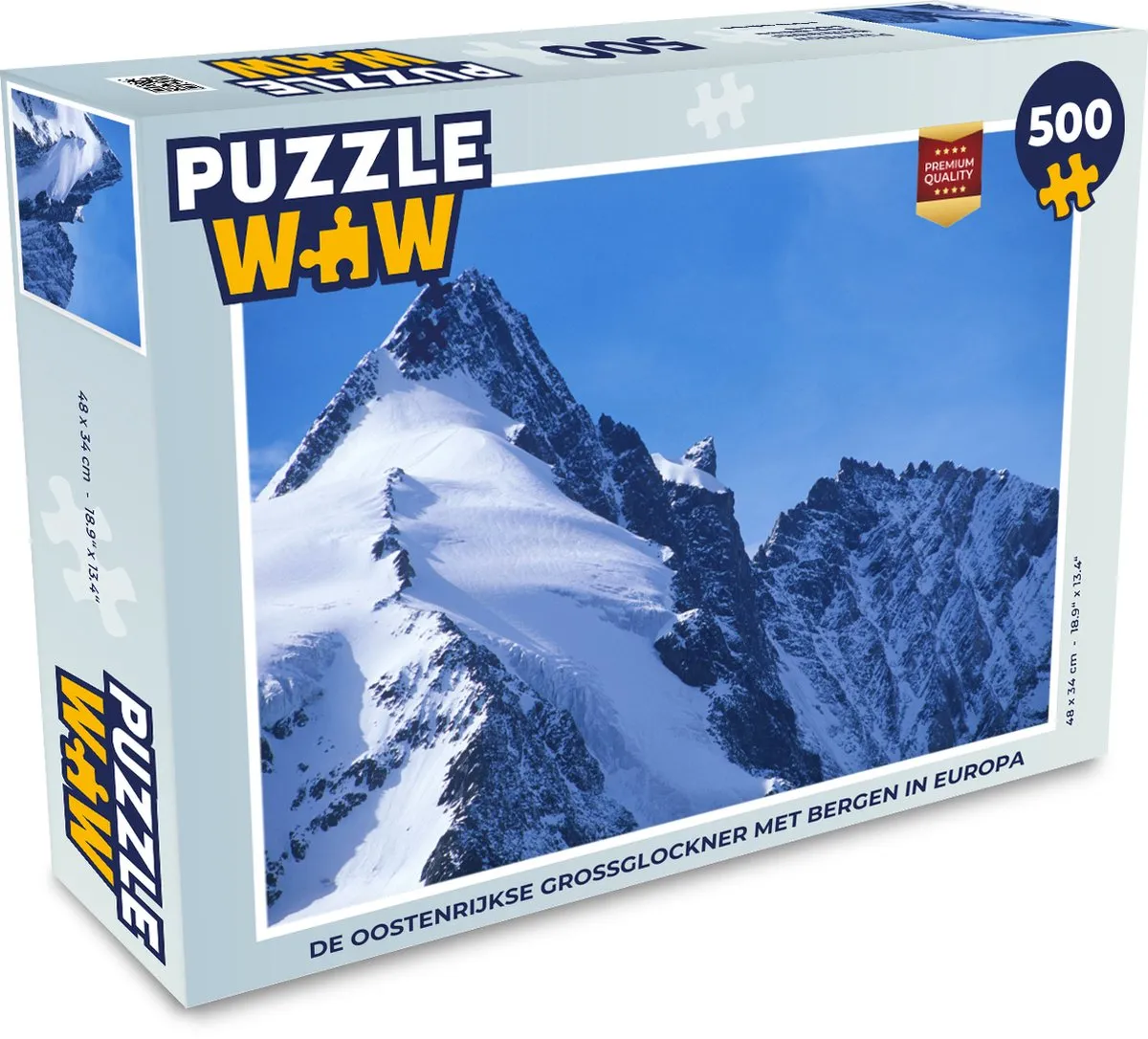 PuzzleWow De Oostenrijkse Grossglockner Legpuzzel 500 Stuks