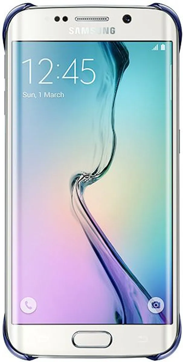 Samsung Clear Cover Galaxy S6 Edge+ - Blauw