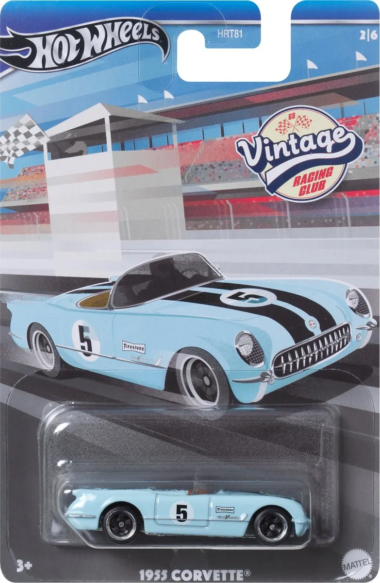 Hot Wheels Vintage Racing Club Auto's HRT81 - Verschillende kleuren
