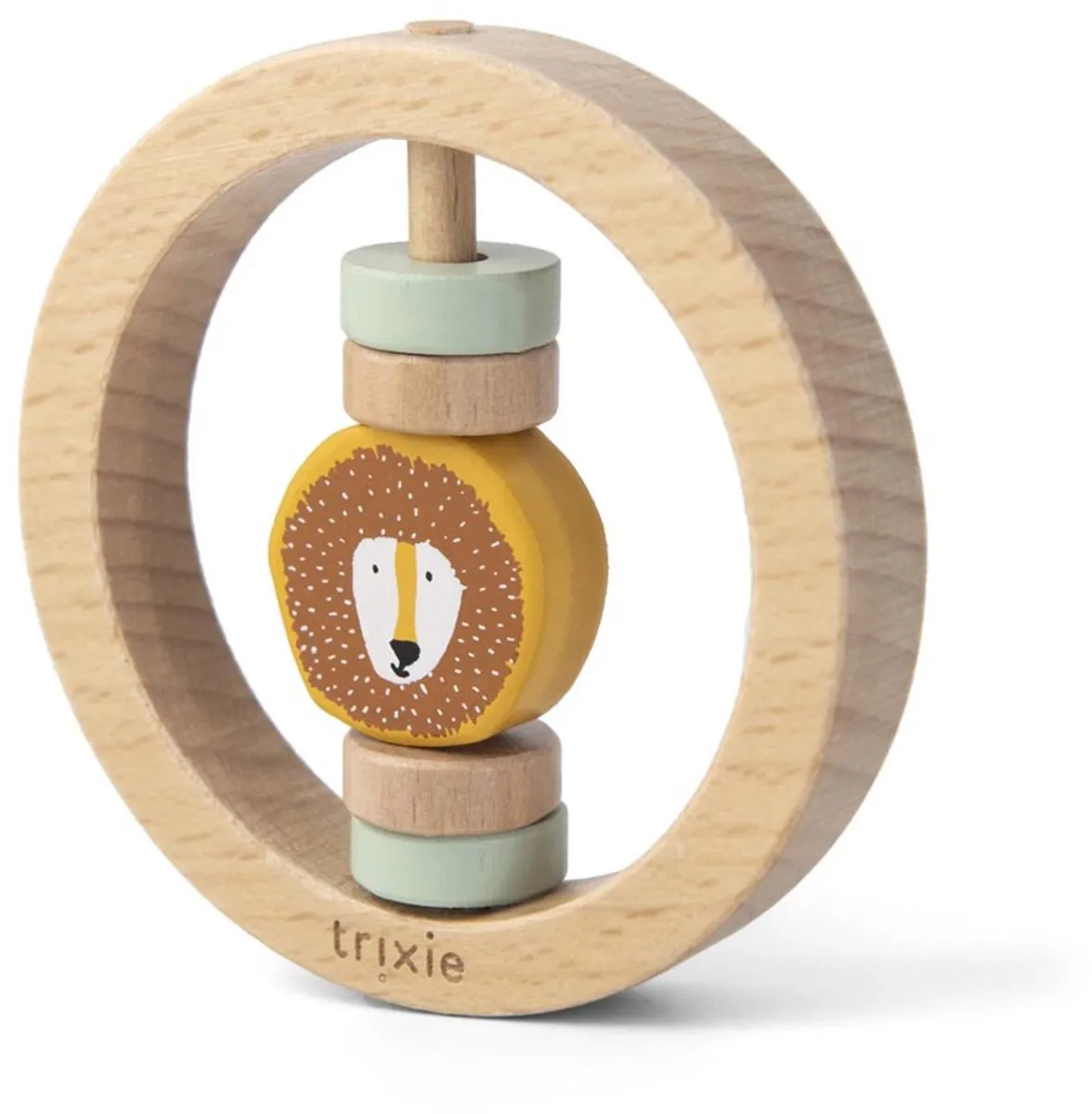 Trixie Houten Ronde Rammelaar Mr. Lion