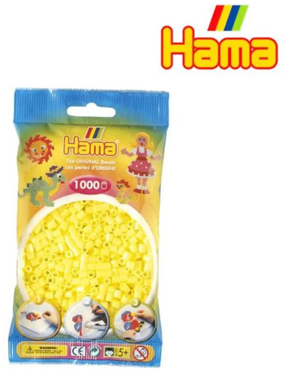 Hama Strijkkralen Geel - 1000 Stuks