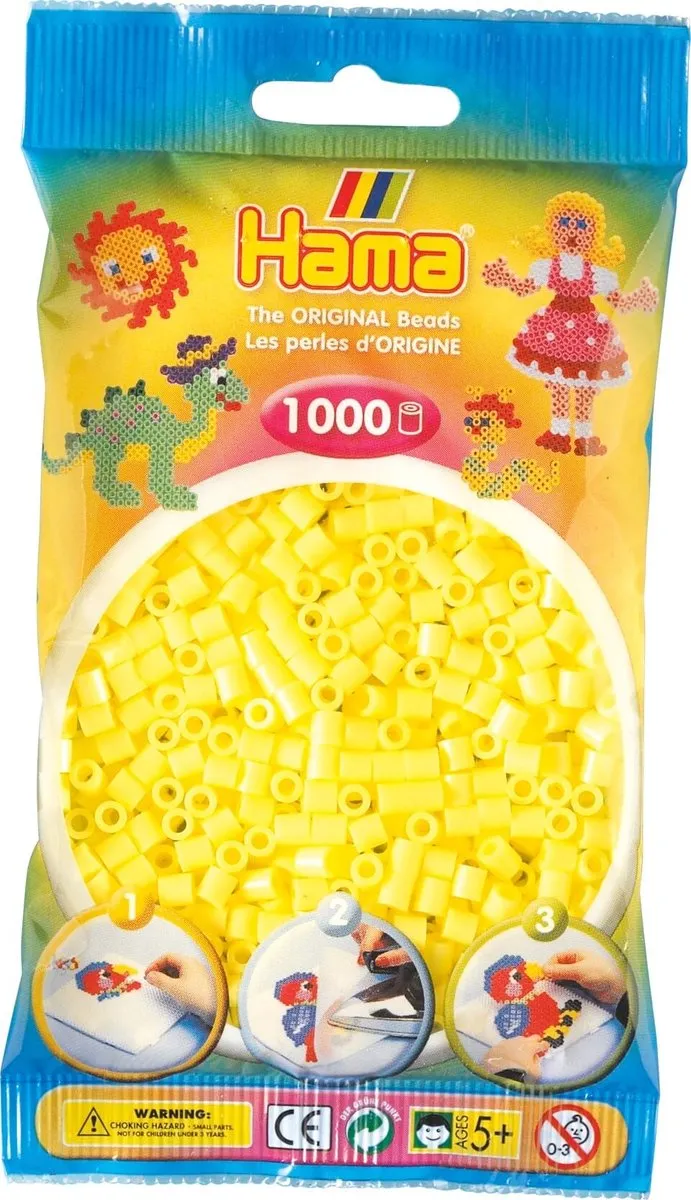 Hama Strijkkralen Geel