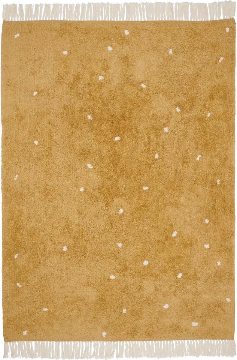 Little Dutch Vloerkleed Dot Pure Ochre 170x120cm