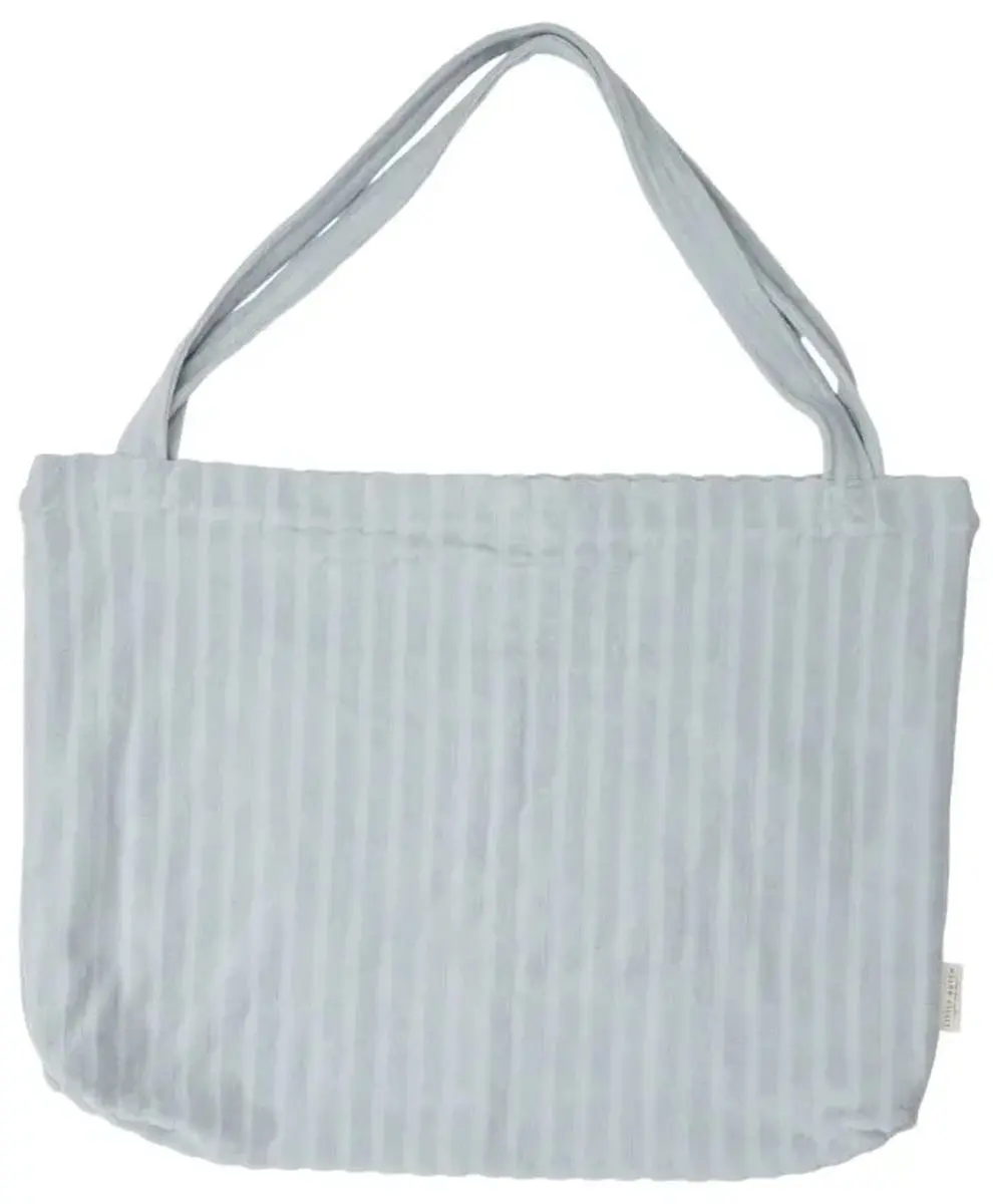 Little Dutch Mombag Jacquard Terry Blue