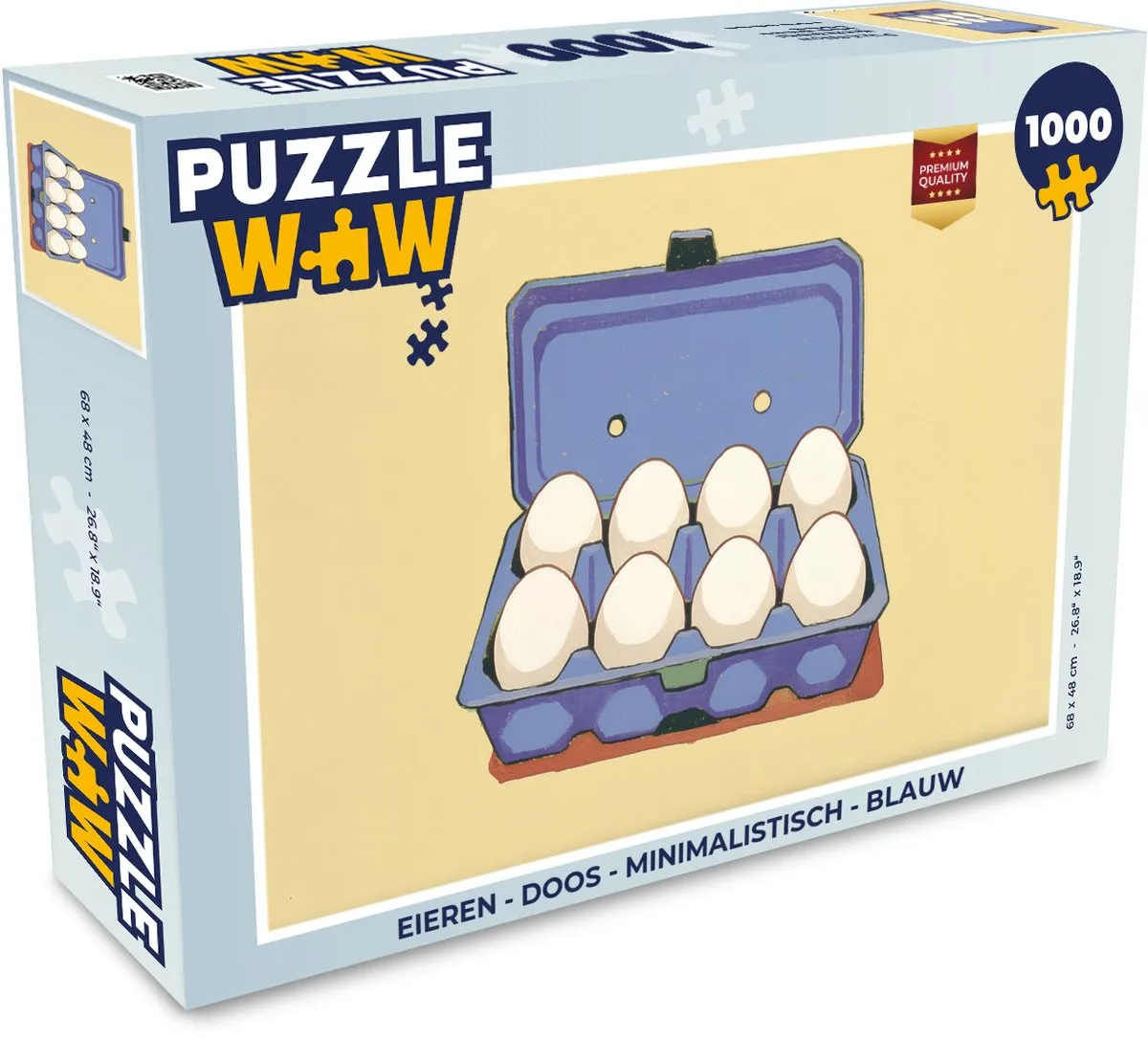 PuzzleWow Minimalistisch Legpuzzel 1000 Stuks